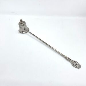 Vintage Chippendale Lunt Sterling Silver Hooded Bell Candle Snuffer Unused 9”